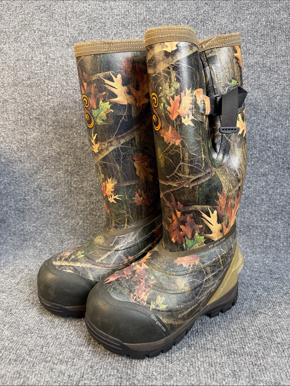 SHE Outdoor Zoned Comfort Trac 1200g Insulated Waterproof Camo Boots Size 6